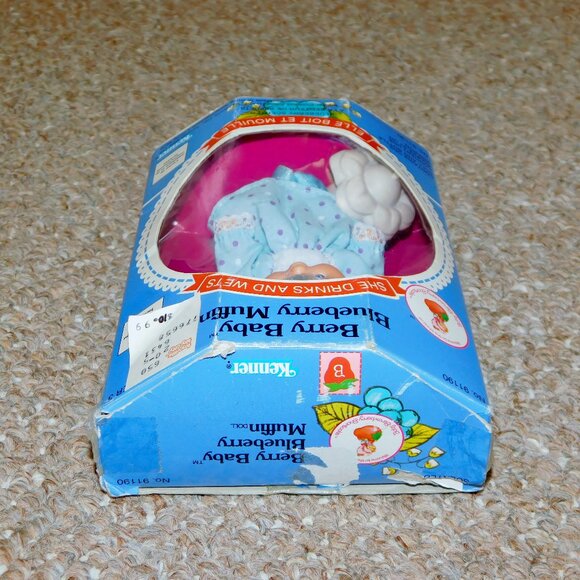 1984 Kenner Strawberry Shortcake Berry Baby Blueberry Muffin Complete in Box - Picture 14 of 14